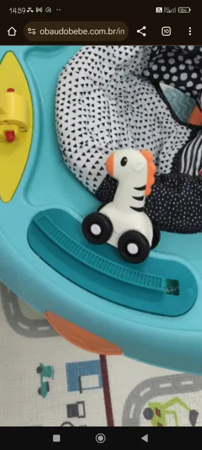 Está faltando a mola do encaixe da estradinha que passa o animalzinho