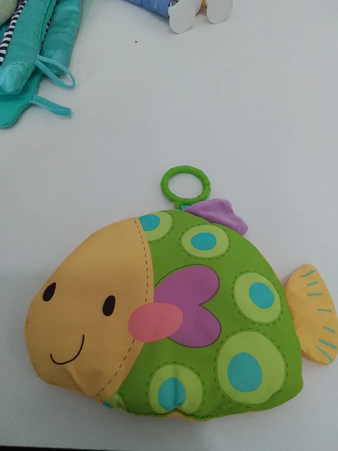 Acompanha um peixe almofadado