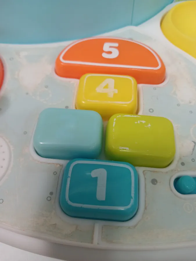 Teclados numéricos apagados