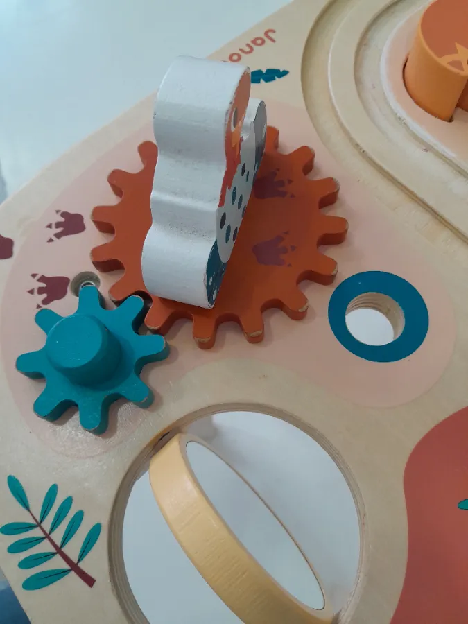 Faltando uma peça giratória