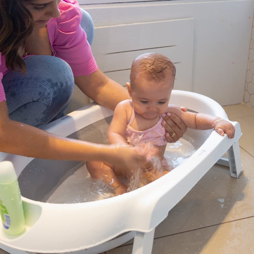 Banheira Smile 35 Litros Cinza Safety 1st