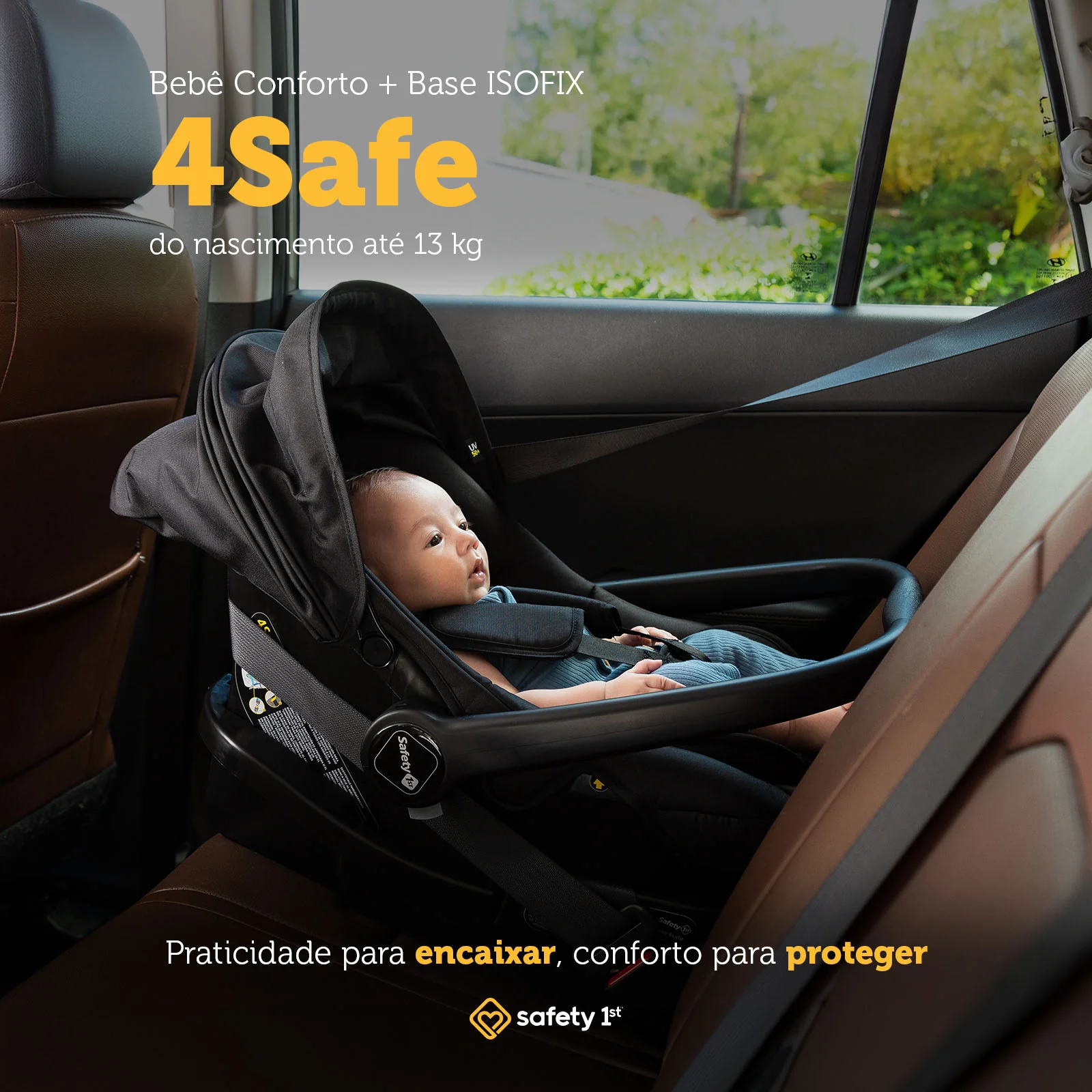 Bebê Conforto 4Safe com Base Isofix Safety 1st