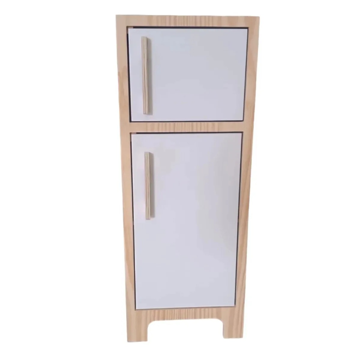 Geladeira Montessoriana Portas Brancas Fashion Toys