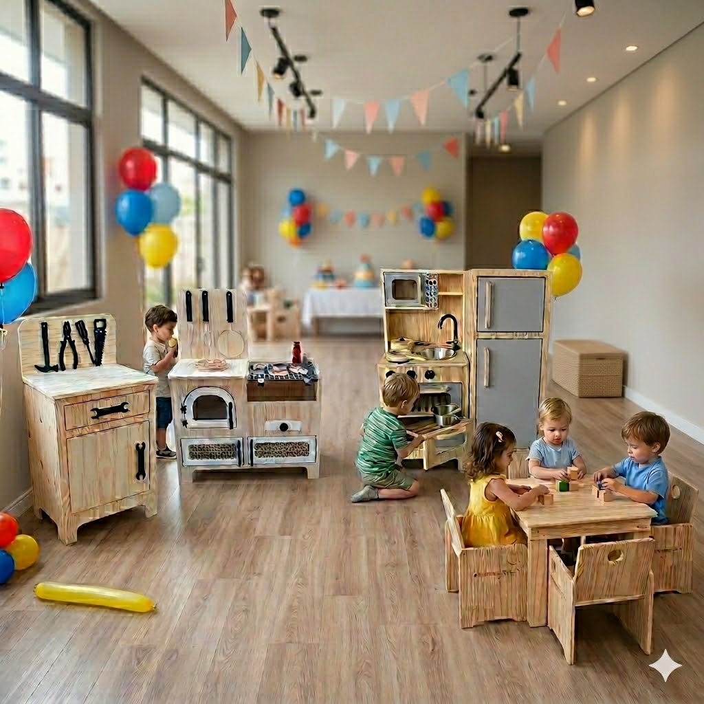 Kit Festa - Brincando de Casinha Tooky Toy