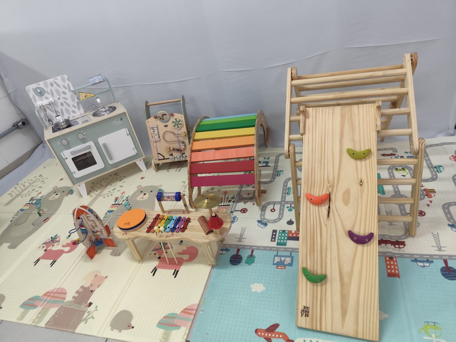 Kit festa Montessori 6 brinquedos Be Brinque