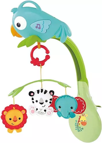 Móbile 3 em 1 Amigos da Floresta Fisher Price