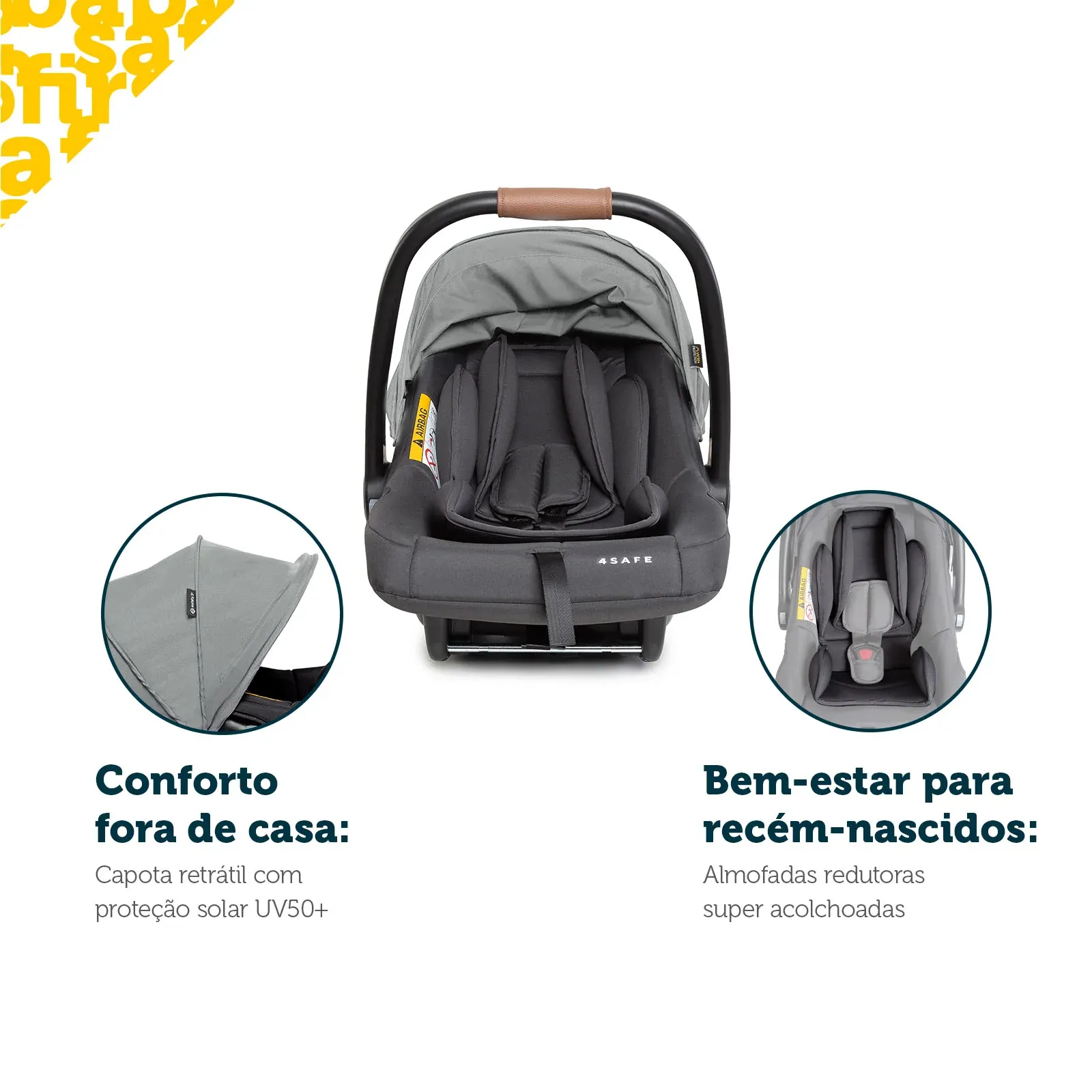 Bebê Conforto 4Safe com Base Isofix Safety 1st