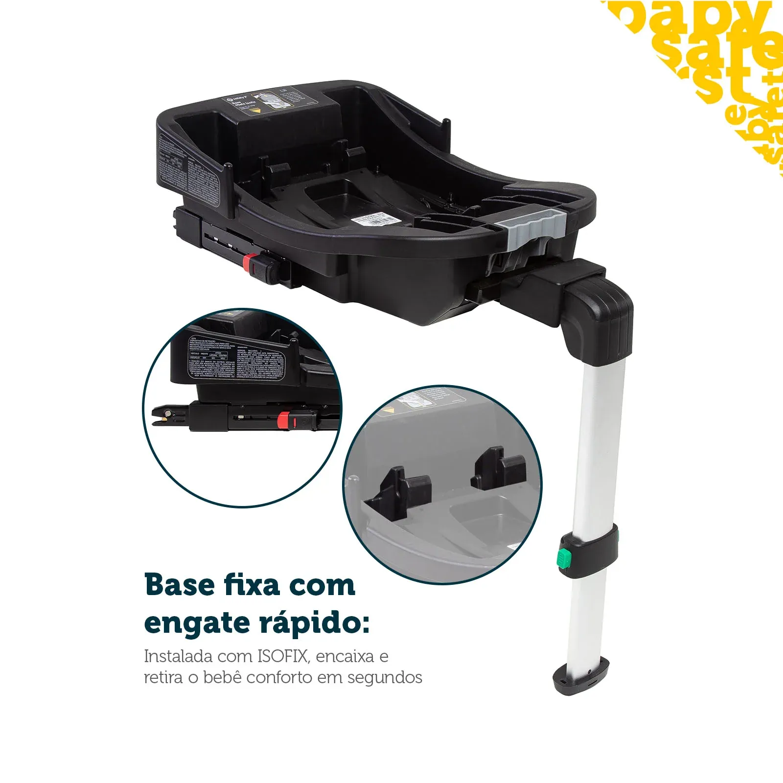 Bebê Conforto 4Safe com Base Isofix Safety 1st