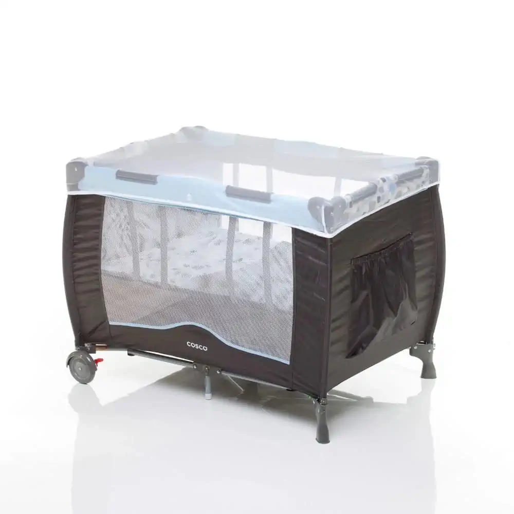 Berço e Chiqueirinho Dobrável Toybar + Colchonete Extra - Primeiro Aluguel Cosco