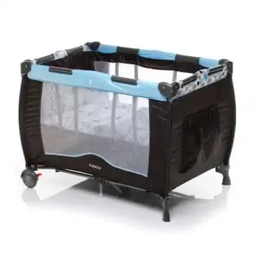 Berço e Chiqueirinho Dobrável Toybar + Colchonete Extra - Primeiro Aluguel Cosco