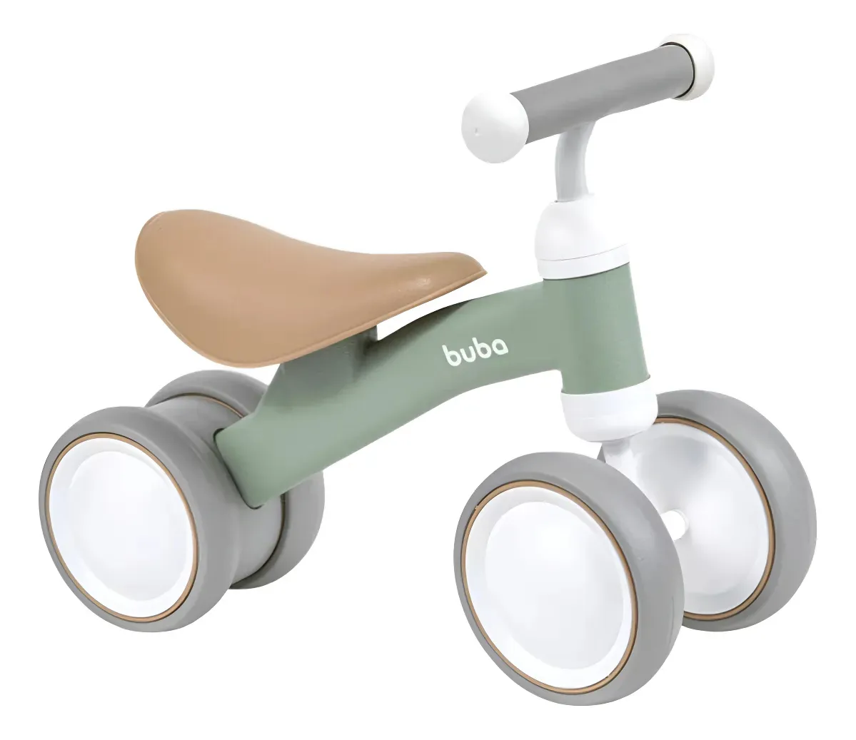 Bicicleta De Equilíbrio 4 Rodas Bebê Sem Pedal Infantil Buba