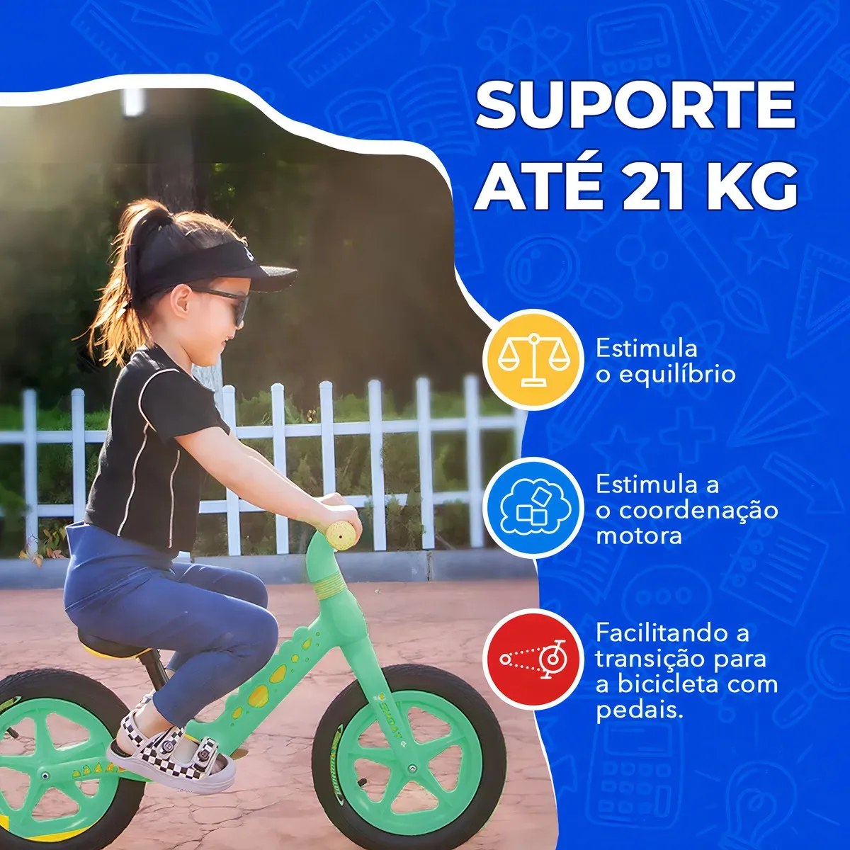 Bicicleta de Equilíbrio Dino Buba