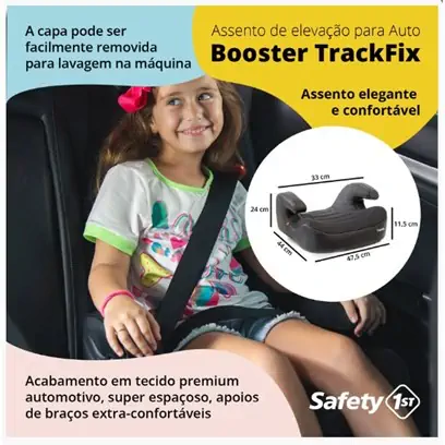 Booster Trackfix com Isofix Safety 1st