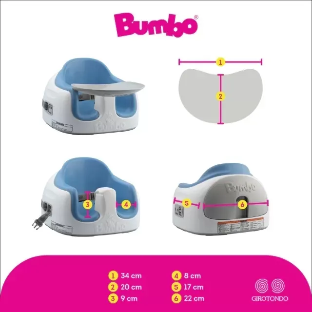 Bumbo Multi Assento Colorido Girotondo