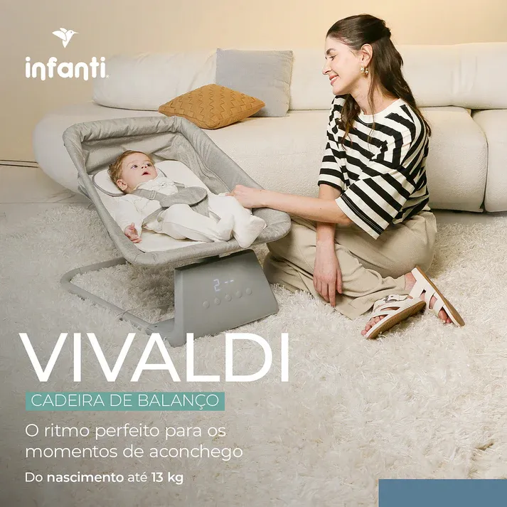 Cadeira de Balanço Automático Vivaldi Infanti