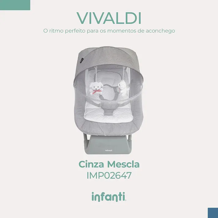 Cadeira de Balanço Automático Vivaldi Infanti