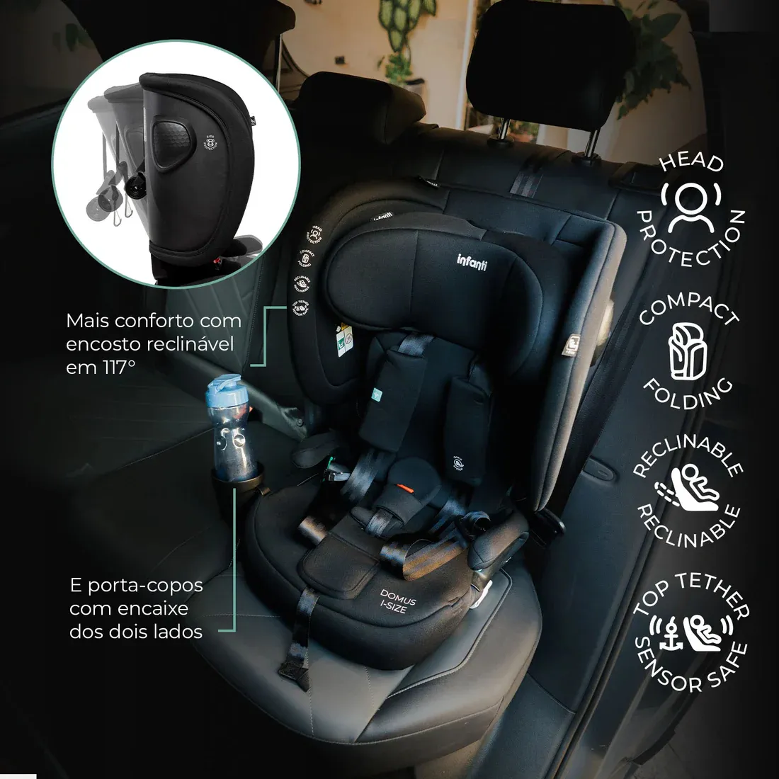 Cadeirinha Para Auto Domus i-Size Infanti
