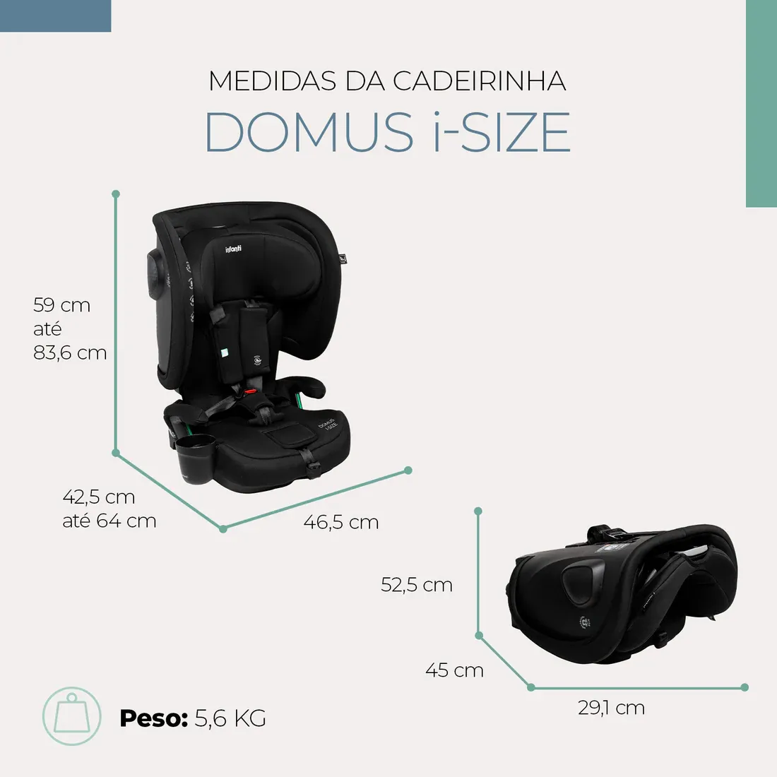 Cadeirinha Para Auto Domus i-Size Infanti