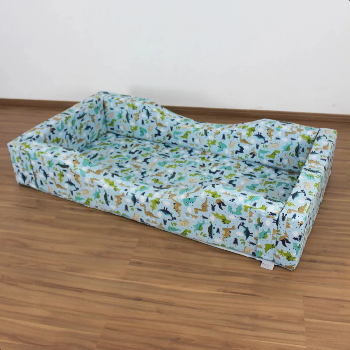 Caminha Montessori Berço Nacional 150 x 80cm com colchão - Estampa: Circo Boho Chic Brinquedos Mil