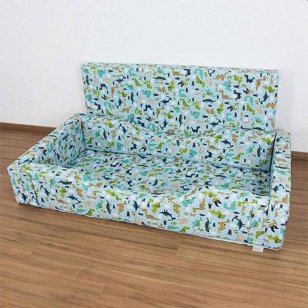 Caminha Montessori Berço Nacional 150 x 80cm com colchão - Estampa: Circo Boho Chic Brinquedos Mil