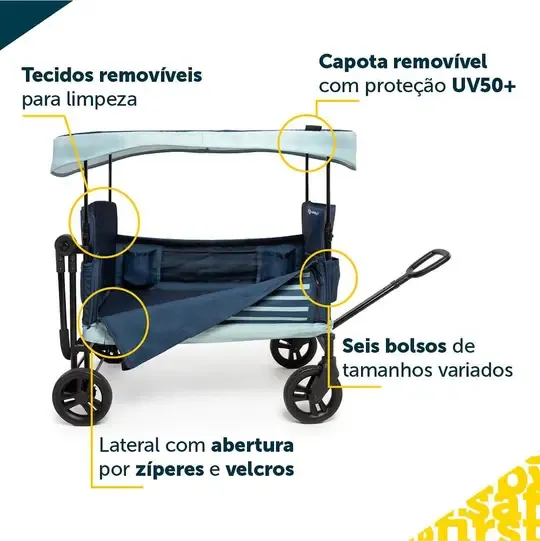Carrinho Multiuso Wagon 4Moms