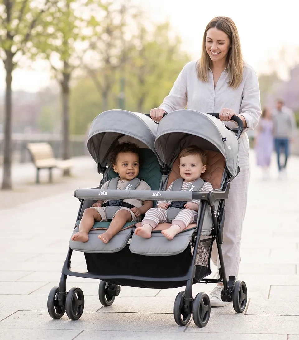 Carrinho Duplo para Gêmeos Aire Twin Joie