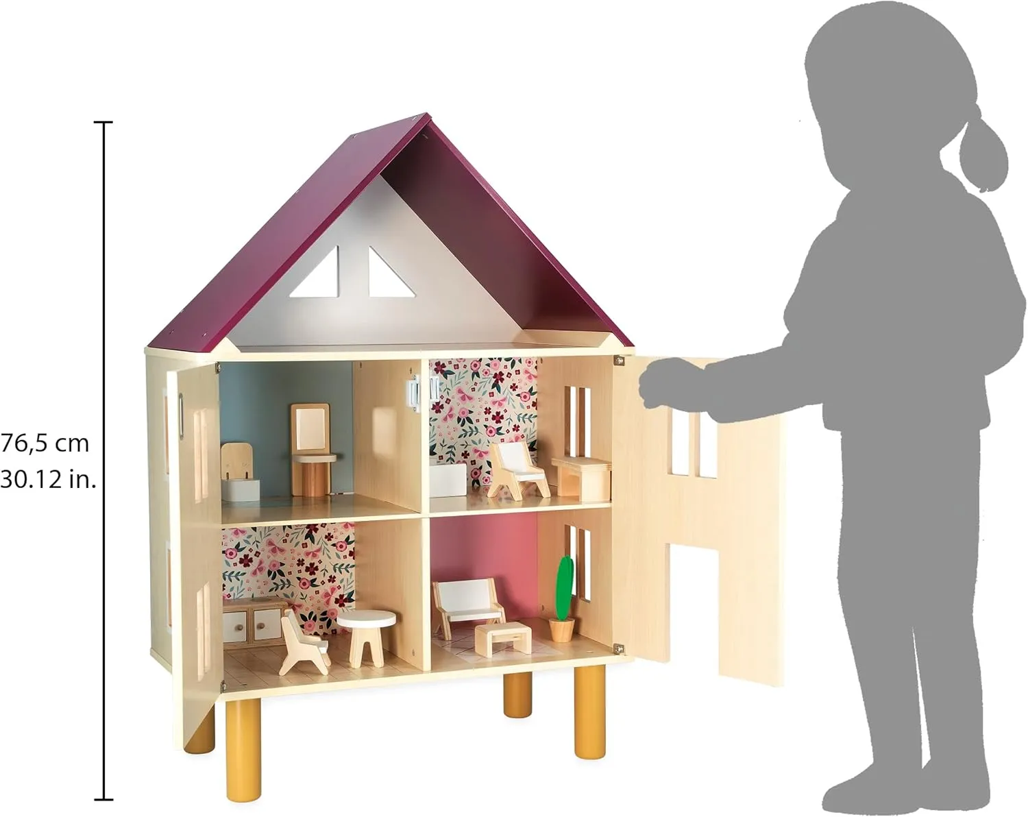 Casinha de Bonecas 11 peças Janod