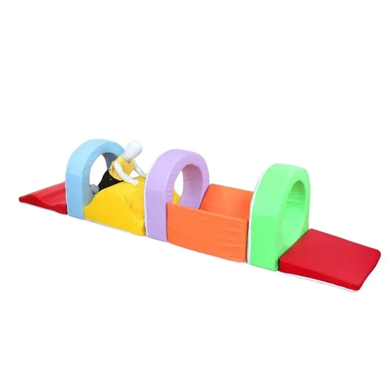 Circuito Psicomotor Modular 7 Peças com 3 Túneis Brinquedos Mil