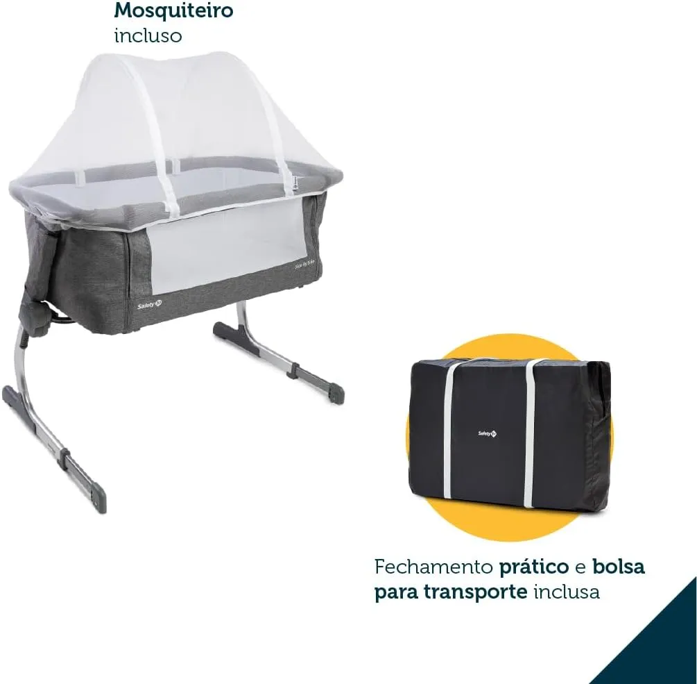 Co-Sleeper Dobrável Side By Side Safety 1st