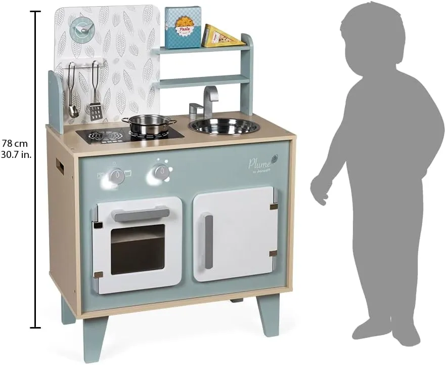 Cozinha de Madeira Azul Plume Janod