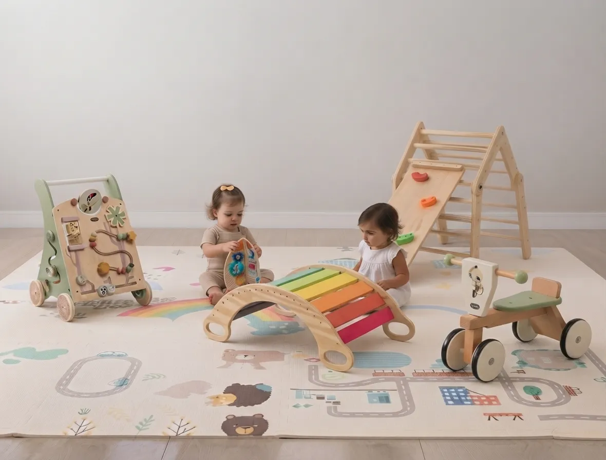 Espaço Baby Montessoriano para Festa - Pegue e Monte Be Brinque