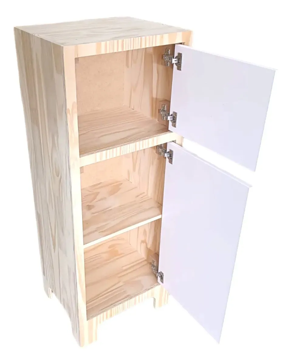 Geladeira Montessoriana Portas Brancas Fashion Toys