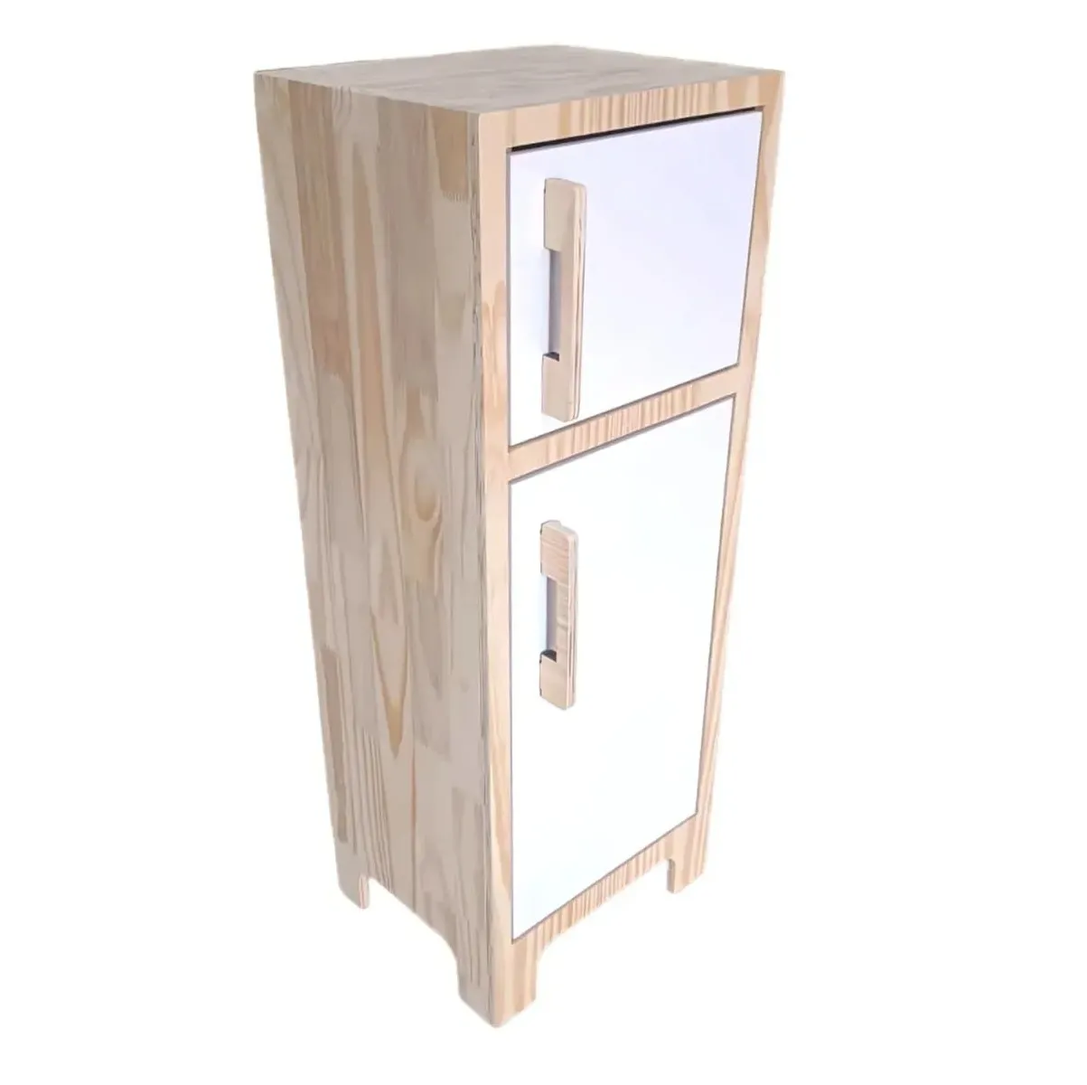 Geladeira Montessoriana Portas Brancas Fashion Toys