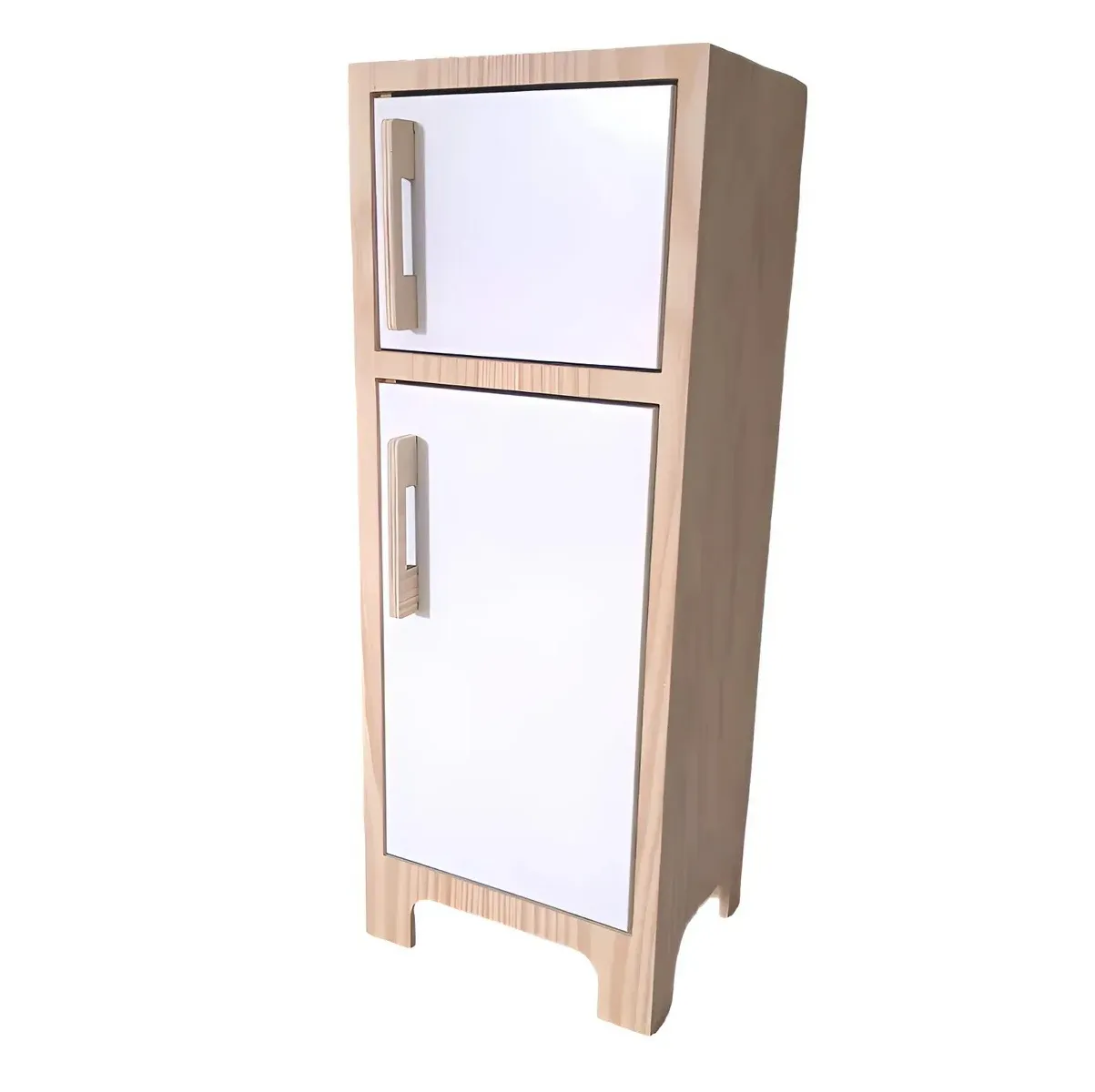 Geladeira Montessoriana Portas Brancas Fashion Toys