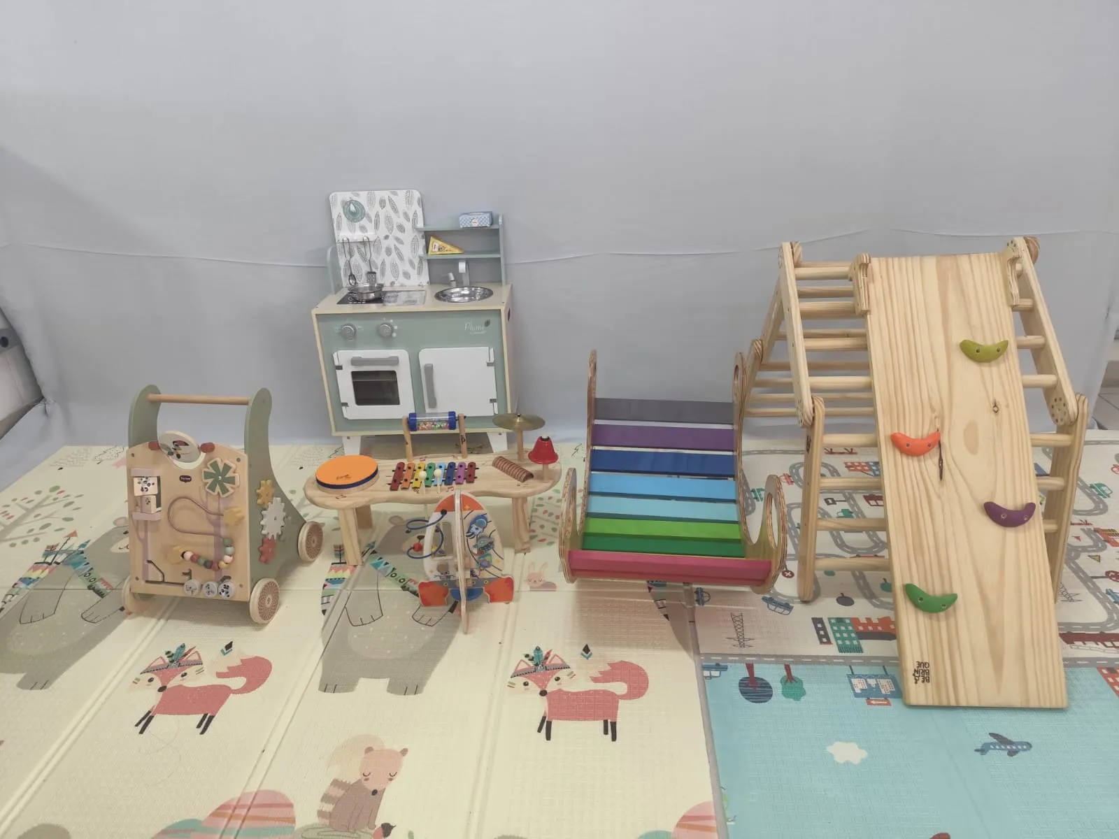 Kit festa Montessori 6 brinquedos Be Brinque