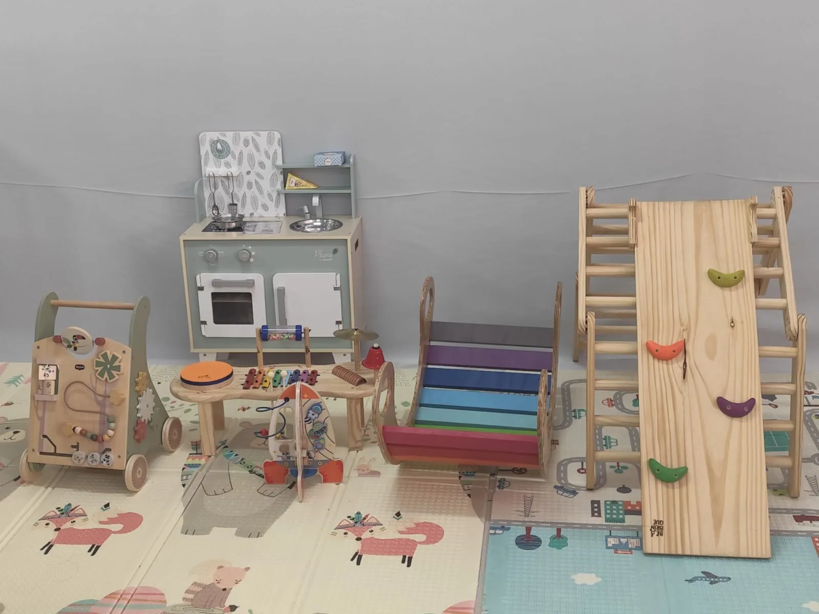 Kit festa Montessori 6 brinquedos Be Brinque