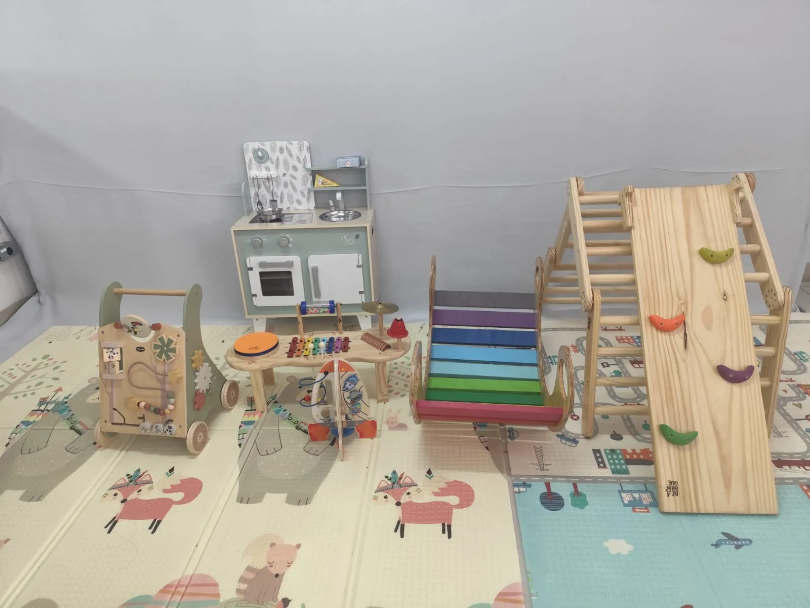 Kit festa Montessori 6 brinquedos Be Brinque