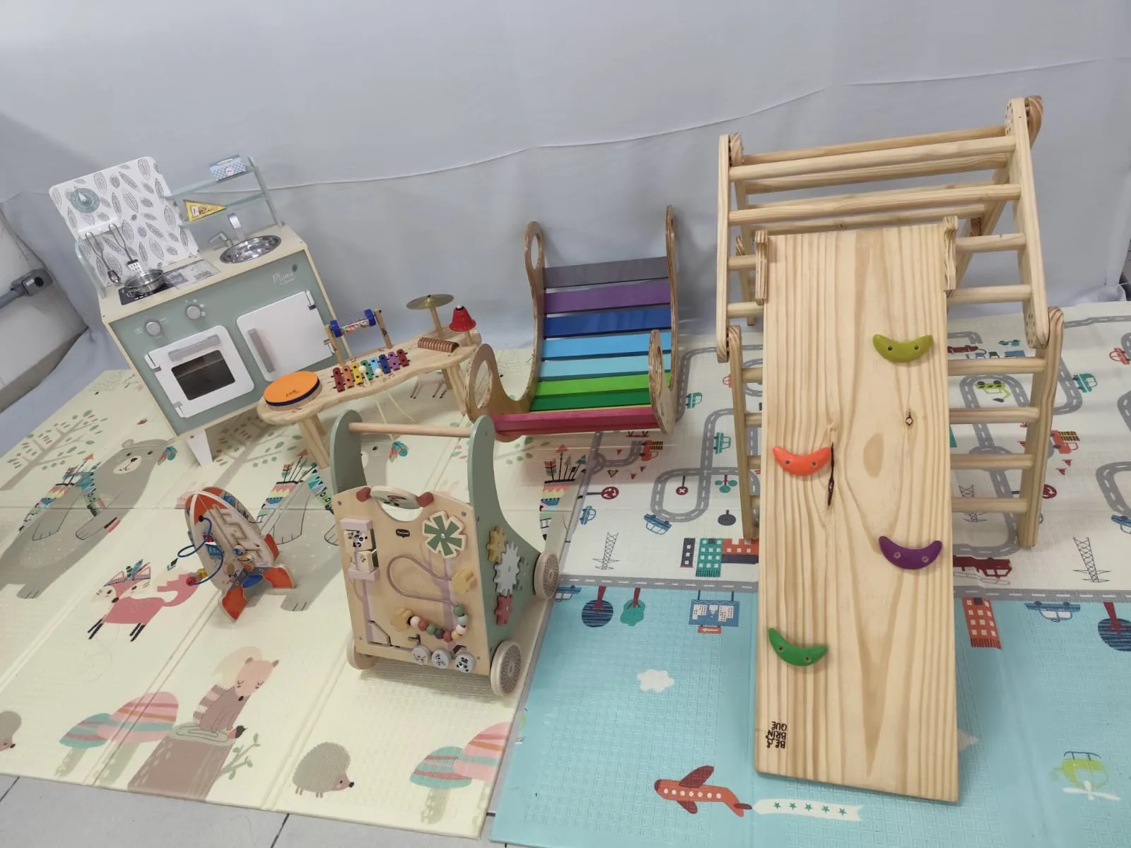 Kit festa Montessori 6 brinquedos Be Brinque