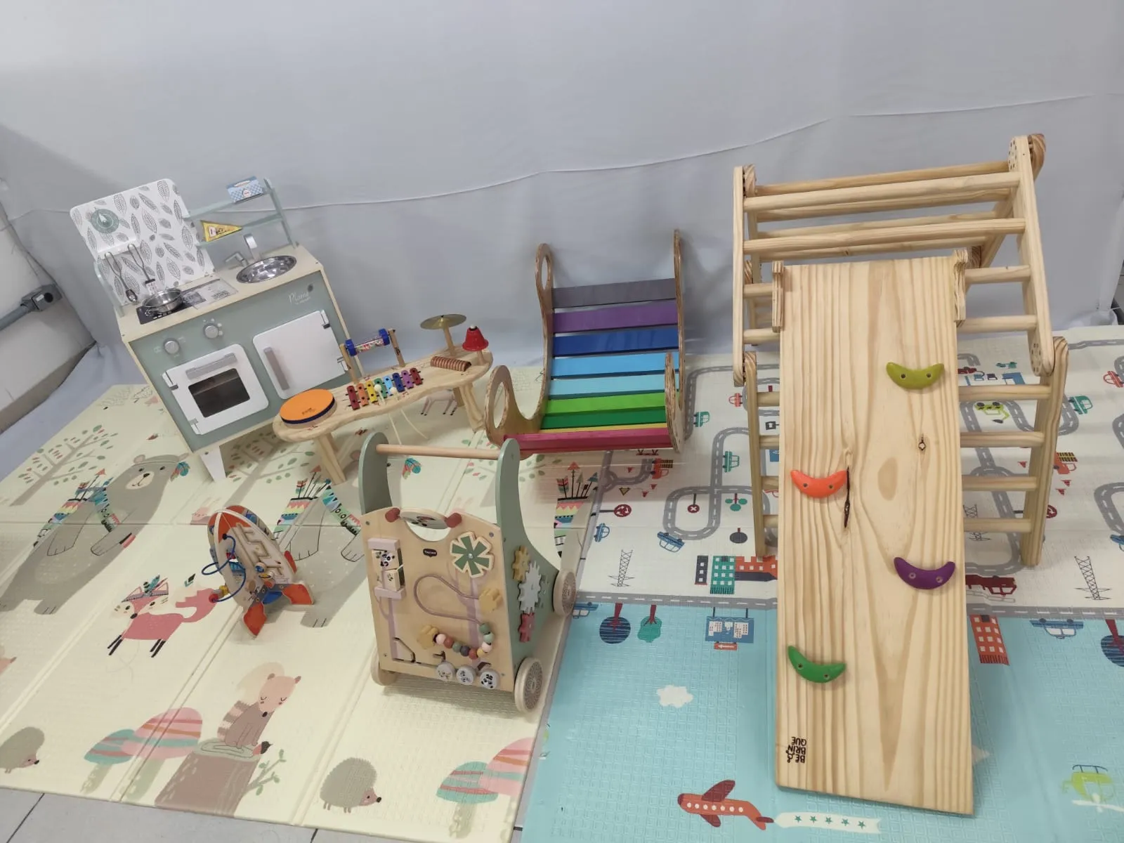 Kit festa Montessori 6 brinquedos Be Brinque