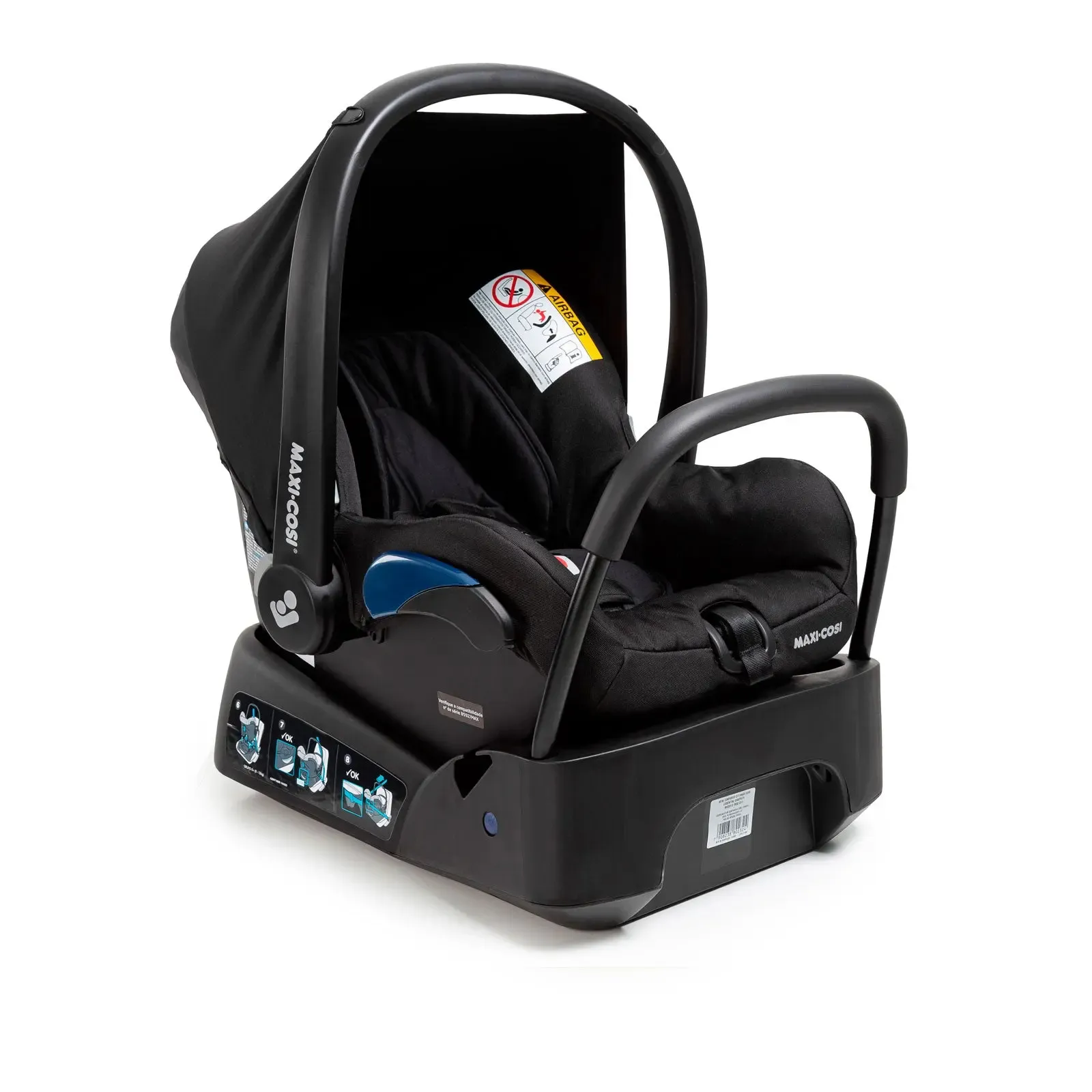 Kit Carrinho Versiti + Bebê Conforto Citi + Adaptadores Joie
