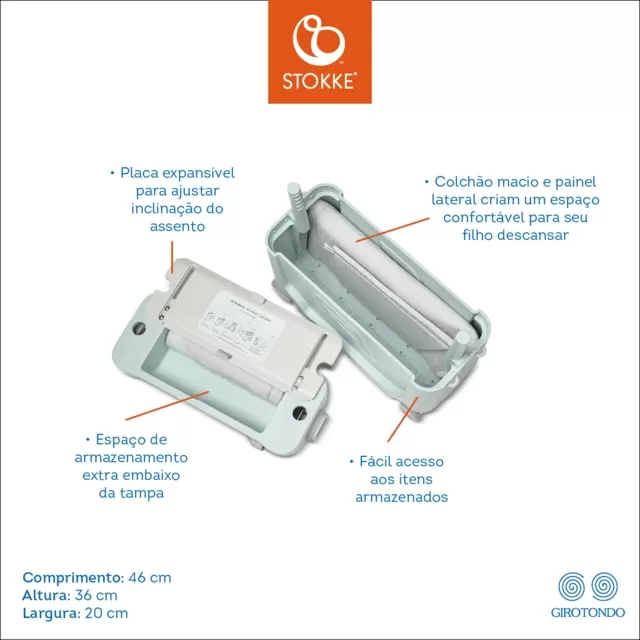 Mala de Viagem JetKids Bedbox Green Stokke