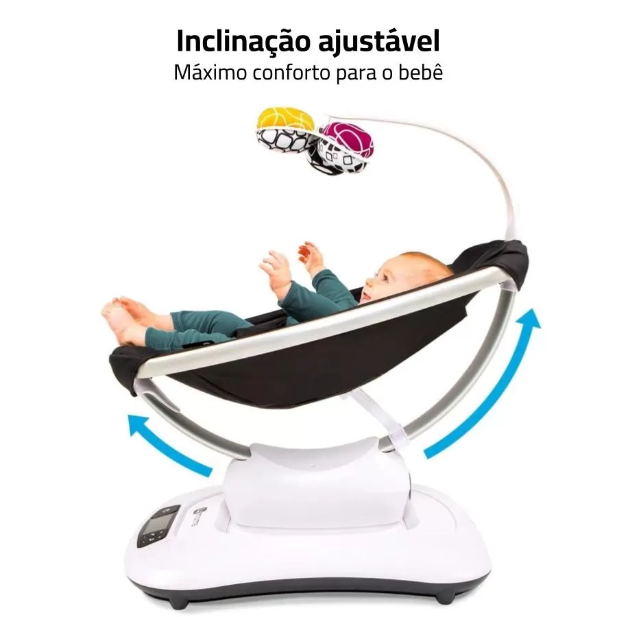 Kit Mamaroo 4.0 Cinza + Almofada Redutora para Recém Nascidos 4Moms