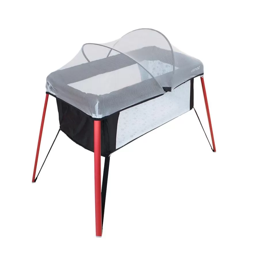 Mini Berço Dobrável com Mosquiteiro Clingo