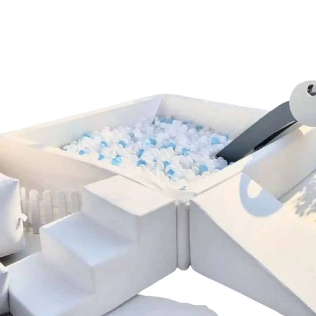 Piscina de Bolinha Quadrada Com Rampa e Escada + 300 Bolinhas Fashion Toys