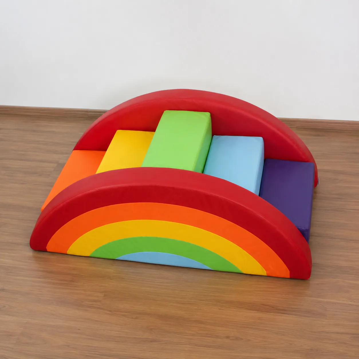 Ponte Pikler Espumada Arco-Íris Brinquedos Mil